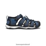 KEEN calçados J8VDXX968 noites azuis/azul brilhante newport neo h2 Crianças grandes