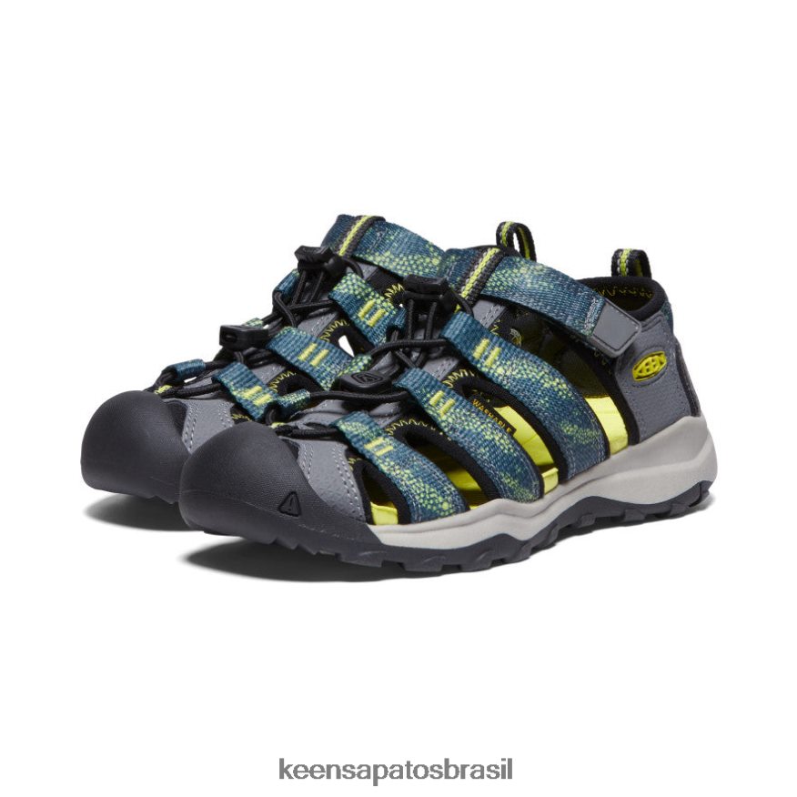 KEEN calçados J8VDXX969 musgo marinho/cinza aço newport neo h2 Crianças grandes - Image 2