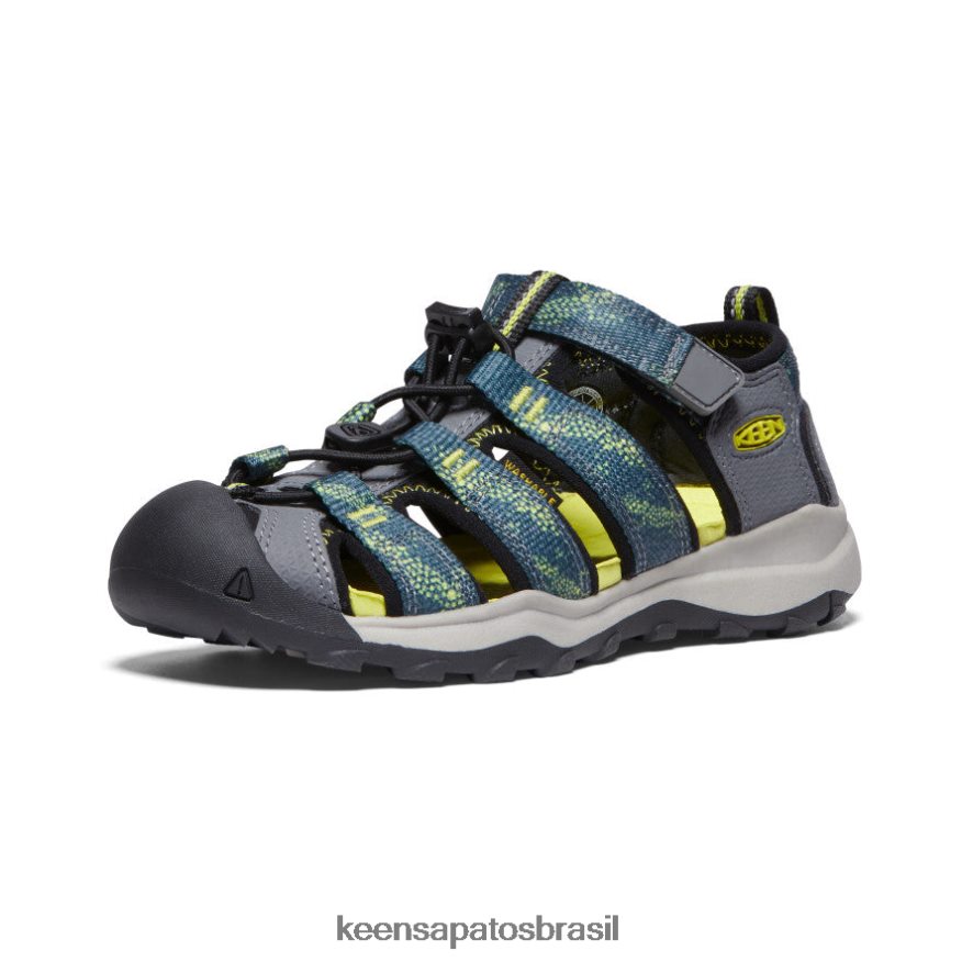 KEEN calçados J8VDXX969 musgo marinho/cinza aço newport neo h2 Crianças grandes - Image 3