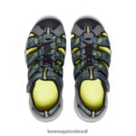 KEEN calçados J8VDXX969 musgo marinho/cinza aço newport neo h2 Crianças grandes - Image 4