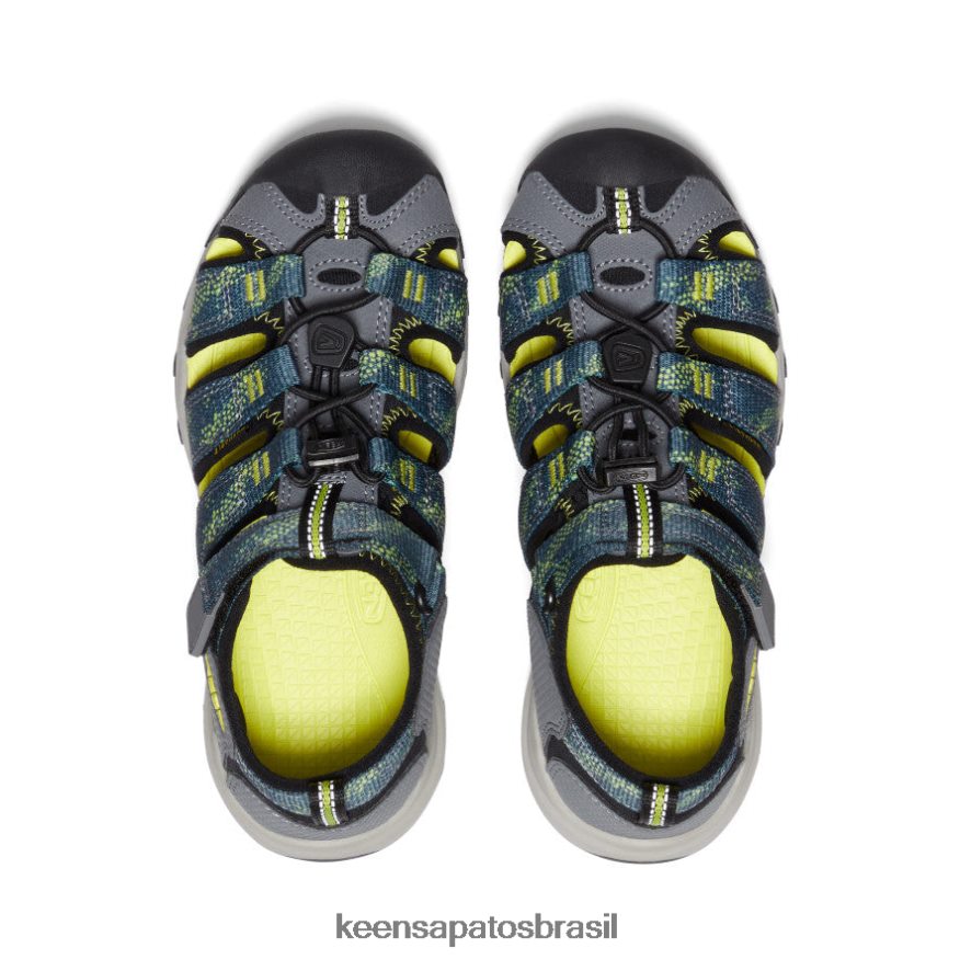 KEEN calçados J8VDXX969 musgo marinho/cinza aço newport neo h2 Crianças grandes - Image 4