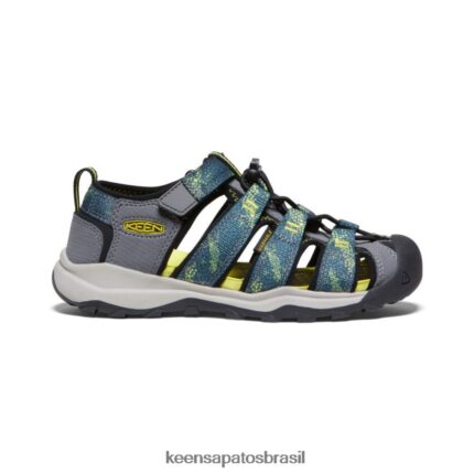 KEEN calçados J8VDXX969 musgo marinho/cinza aço newport neo h2 Crianças grandes