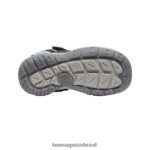 KEEN calçados J8VDXX971 Preto amarelo tênis de pico nó criancinhas - Image 4