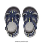 KEEN calçados J8VDXX973 marinho/cinza veneza h2 crianças - Image 4