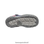 KEEN calçados J8VDXX975 profundidade azul/pavão rosa tênis de pico nó Crianças grandes - Image 4