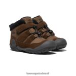 KEEN calçados J8VDXX980 terra escura/preta nó chukka criancinhas - Image 2