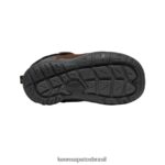 KEEN calçados J8VDXX980 terra escura/preta nó chukka criancinhas - Image 4