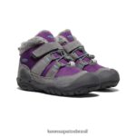 KEEN calçados J8VDXX981 cinza aço/carisma nó chukka criancinhas - Image 2