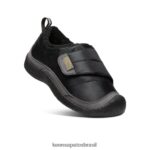 KEEN calçados J8VDXX984 preto/cinza aço envoltório de howser Crianças grandes - Image 3