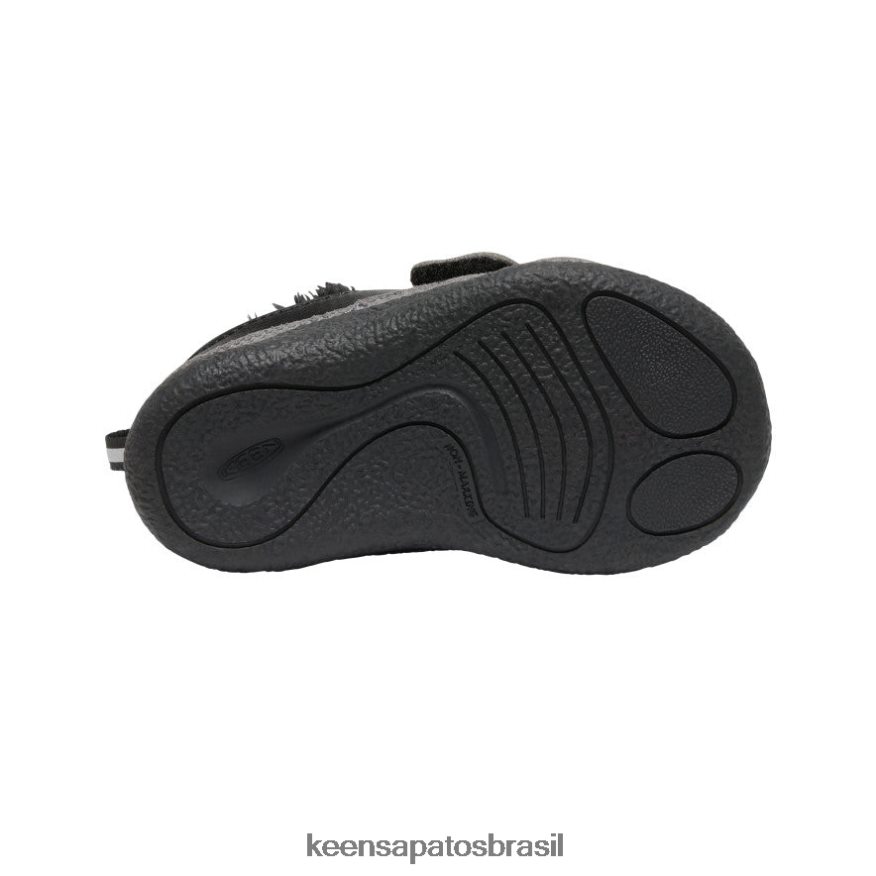 KEEN calçados J8VDXX988 preto/cinza aço envoltório de howser crianças - Image 4
