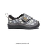KEEN calçados J8VDXX989 cinza aço/branco estrela envoltório de howser crianças