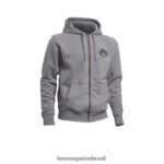 KEEN roupas J8VDXX351 urze cinza médio moletom com crachá homens