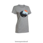 KEEN roupas J8VDXX632 urze cinza médio caminhe mais camiseta mulheres